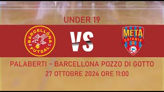 U19 Diretta🎥 Barcellona Futsal vs Meta Catania Bricocity [upl. by Rivy]