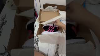 Unboxing adidas shoes sponsored by a friend for my badminton games [upl. by Ybot]