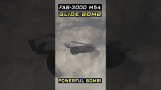 Russias Powerful FAB 3000 Glide Bomb in Action militarytechnology glidebomb [upl. by Nauqat]