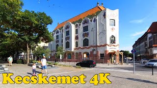 Kecskemet Hungary Walking Tour 4K [upl. by Godric]