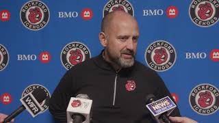 IceHogs Postgame 10224 Head Coach Anders Sorensen [upl. by Boot892]