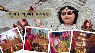 দুর্গা পূজা ২০২৪  জয় মা দুর্গা  Durga Pujoe Sandhi Puja ar Nabami Puja  Paray Durga Puja [upl. by Kavanaugh]