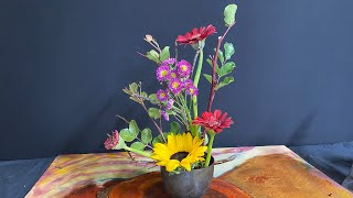 54 💐 Bowl of Brilliance Sunflower and Chrysanthemums in a Captivating Floral Arrangement [upl. by Adyam518]