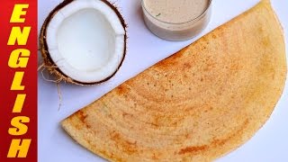 ★ Dosa Recipe  How to make Rice Dosa  Breakfast Recipes [upl. by Glen553]