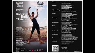 operaclassica video highlights Roberto Bolle amp friends arena di Verona 2024 [upl. by Olegnad644]