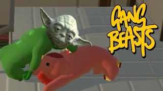 I AM YODA Gang Beasts Online Episode 1 [upl. by Norrie]