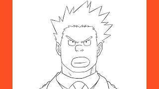 How To Draw Rikido Sato My Hero Academia [upl. by Addy]