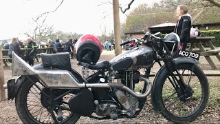 NEWLANDS CORNER Motorcycles on a Sunny Afternoon FIRST Sunday of this Year SUNBEAM amp Harley Davidson [upl. by Nylahsoj]