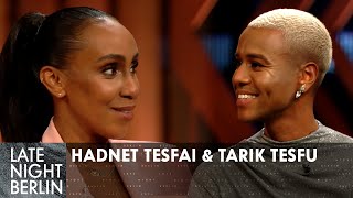 Hadnet Tesfai amp Tarik Tesfu über ihren Podcast und prominente Zuhörer  Talk  Late Night Berlin [upl. by Silisav]