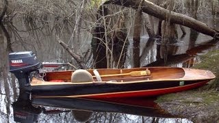 custom handcrafted quotstrip boatsquot willardsboatworkscom [upl. by Bernita]