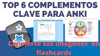 TOP 6 Complementos Addon ESENCIALES para ANKI [upl. by Annaicul]