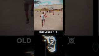 New lobby vs old lobby 💀  2024❌ 2017 ✅  freefire shorts old [upl. by Huesman896]