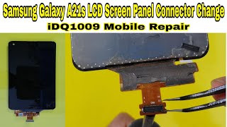 Samsung Galaxy A21s LCD Screen Panel Connector change A21s LCD Panel idq1009official [upl. by Adnerak543]