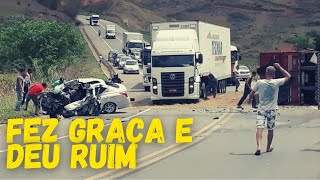 Foi ultrapassar E deu Errado caminhao trucks caminhoes ao extremo [upl. by Krutz47]