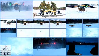 TRV150 Drone US Marines Conquer the Skies in Syndalen Finland [upl. by Eltsyek938]