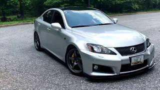 Lexus ISF ISF with Borla catback and muffler delete [upl. by Enyawed]