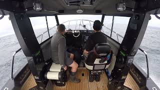 Cabin footage onboard Matt Watson’s Stabicraft 2750 [upl. by Ahseile]