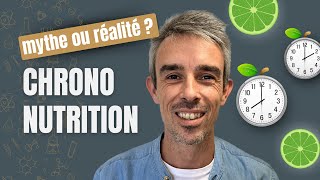 La chrononutrition  que dit la SCIENCE  👩🏽‍🔬👨🏻‍🔬 [upl. by Aibonez]