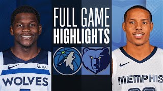 TIMBERWOLVES at GRIZZLIES  FULL GAME HIGHLIGHTS  November 26 2023 [upl. by Castara199]