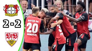 Bayer Leverkusen vs VfB Stuttgart 22 PEN 43 Highlights  DFL Super Cup 2024 eFootball Game Play [upl. by Ayouqes]