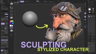 Character sculpting Techniques in ZBrush [upl. by Nurat]