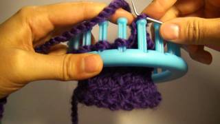 Knitting Loom Strickring  quotAbstrickenquot  flexibler Abschluss auch für Serenity Loom [upl. by Rushing]