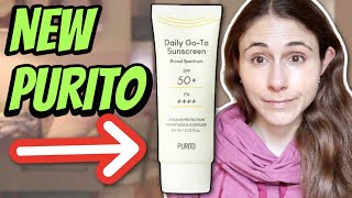 NEW PURITO Daily GoTo SUNSCREEN amp OAT IN CALMING gel cream REVIEW  Dr Dray [upl. by Domash]