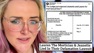 Judge Responds To TikTok Morticians Awful Lawsuit [upl. by Eninotna]