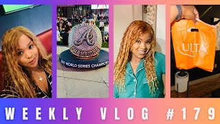 Weekly Vlog 179 Kenyas Exit Zara Sale Braves Game Ulta Event amp more COCOMCQUEEN atlantavlog [upl. by Elram]