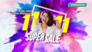 Watsons 1111 Super Sale is Back [upl. by Occir]