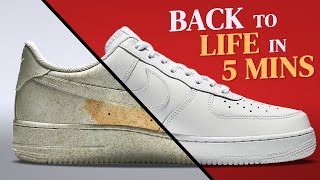 Easy Method To Restore White Sneakers How To Clean White Sneakers Properly [upl. by Randee649]