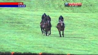 Paul Nicholls Exeter Racecourse gallops [upl. by Kamilah]