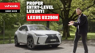 Lexus UX detailed review Entrylevel luxury  Wheels Australia [upl. by Eiramlatsyrc445]