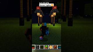 Minecraft Sensor Lights 🛜 minecraft ryvixgamer minecrafthousetour [upl. by Nylanej]