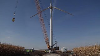 MidAmerican Energy repowering old wind turbines [upl. by Ylliw]