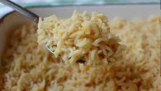 Classic Rice Pilaf  How to Make Perfect Rice [upl. by Nevarc957]