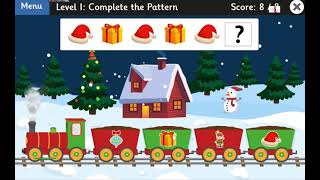 Topmarks Christmas Patterns Game [upl. by Mini]