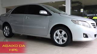 Corolla xei 2010 com 3 mil reais abaixo da Fipe na Ideal Veículos [upl. by Aryan583]