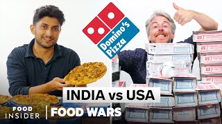 US vs India Domino’s Pizza  Food Wars  Food Insider [upl. by Brenda169]