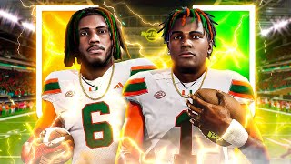 The Miami Hurricanes Are My New Dynasty Team Lets Win A Natty S1 [upl. by Suzie]