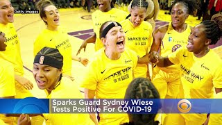 Sparks Guard Sydney Wiese Tests Positive For COVID19 [upl. by Dyson]