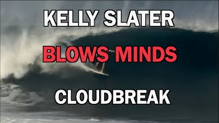 KELLY SLATER BLOWS THEIR MINDS AT CLOUDBREAK Fiji [upl. by Ainala]