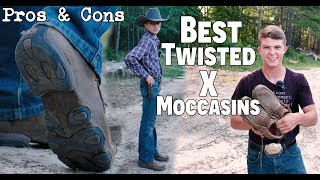 Best Twisted X Moccasins  Pros amp Cons  Twisted X Chukka Driving Moccasins  The Cowboy Style [upl. by Assadah965]