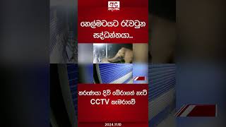 හෙල්මටයට රැවටුන සද්ධන්තයා තරුණයා දිවි බේරාගත් හැටි CCTV කැමරාවේ cctv elephant [upl. by Accebber]