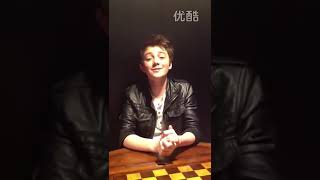 Greyson Chance speak Mandarin [upl. by Fritze]