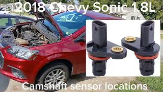 2018 Chevy Sonic 18L camshaft sensor locations [upl. by Kelleher]