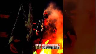 Best Non WrestleMania WWE Entrance Ever EDGE The Brood Summerlsam [upl. by Ashien]