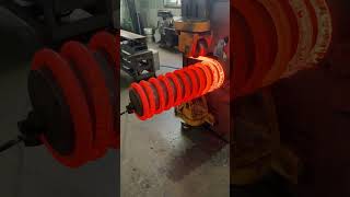 What s super big spring making by coil speed method machine springs method process producer [upl. by Lisk]