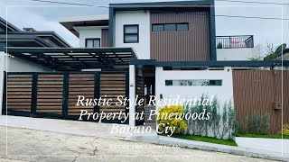 3 Storey Rustic Style Residential Property at Pinewoods Subdivision  Baguio City [upl. by Ahsert]