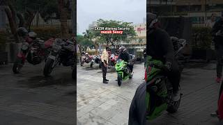 ZX25R DILARANG SECURITY MASUK SENCY [upl. by Bates847]